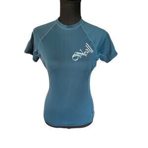 O’Neill Women’s Rash Guard Swim Shirt UV Block Tagged XL, Fits Like Small/Medium